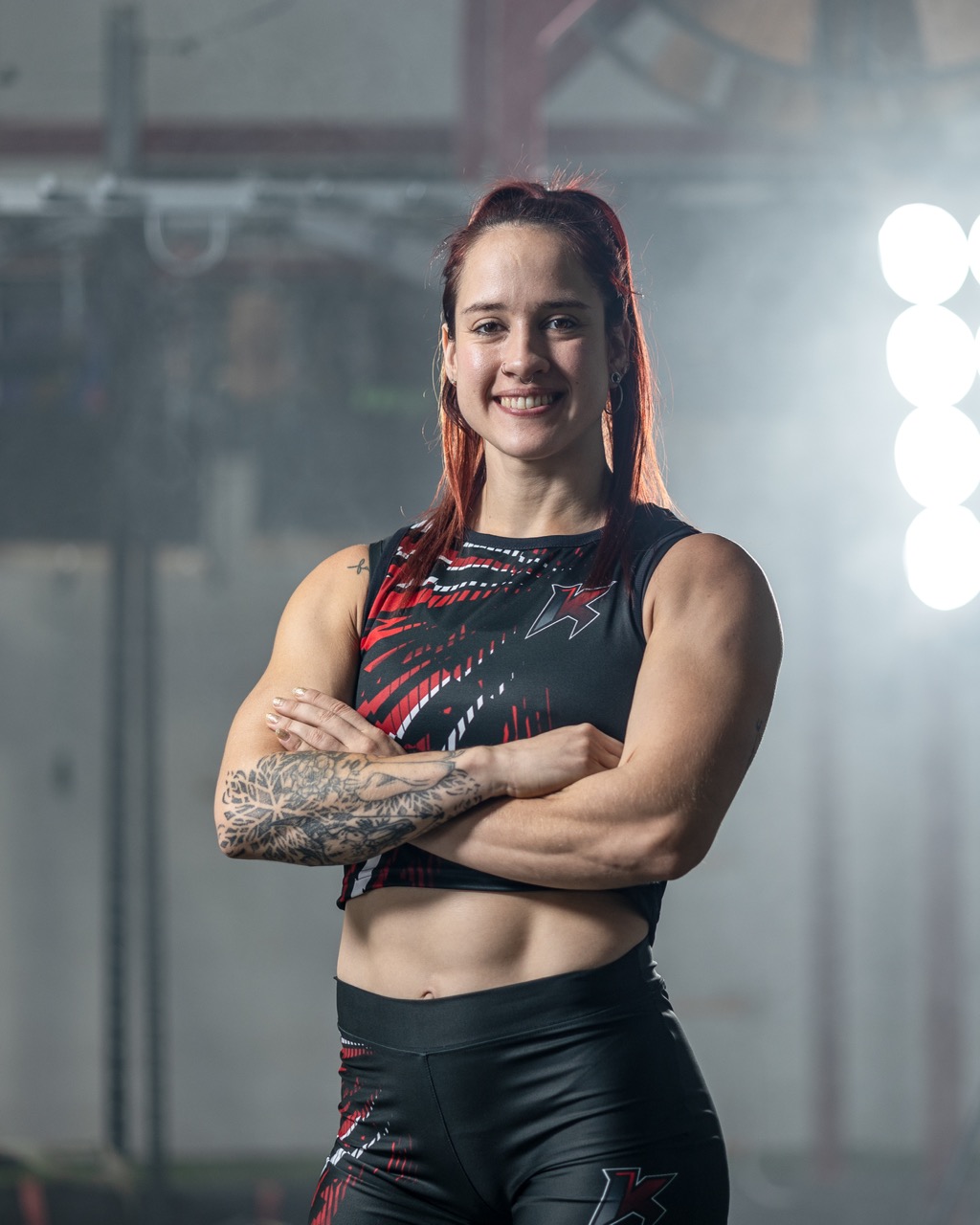 Detalle de costuras y tela Dry-Fit